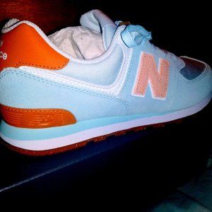 New Balance 574 Morning Fog/Pink Haze NIB, Never Worn